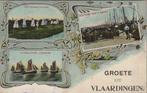 VLAARDINGEN - Meerluik Groete uit Vlaardingen, Verzamelen, Ansichtkaarten | Nederland, Verzenden, Gelopen