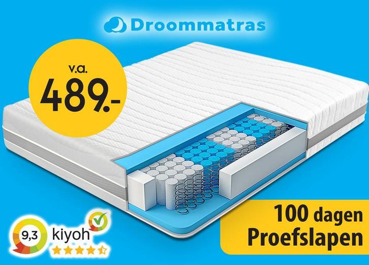Matras   160x210  cm pocketvering EXTRA DIK MEER COMFORT !!!, Huis en Inrichting, Slaapkamer | Matrassen en Bedbodems, 160 cm