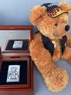 Steiff/Zippo: Teddybeer met Zippo aansteker - Teddybeer -, Antiek en Kunst