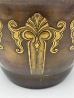 Grote jugendstil bloempot - Bloempot - Koper