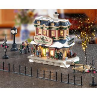 Kerstdorp set | Lemax | Holly Jolly Junction Set | beschikbaar voor biedingen