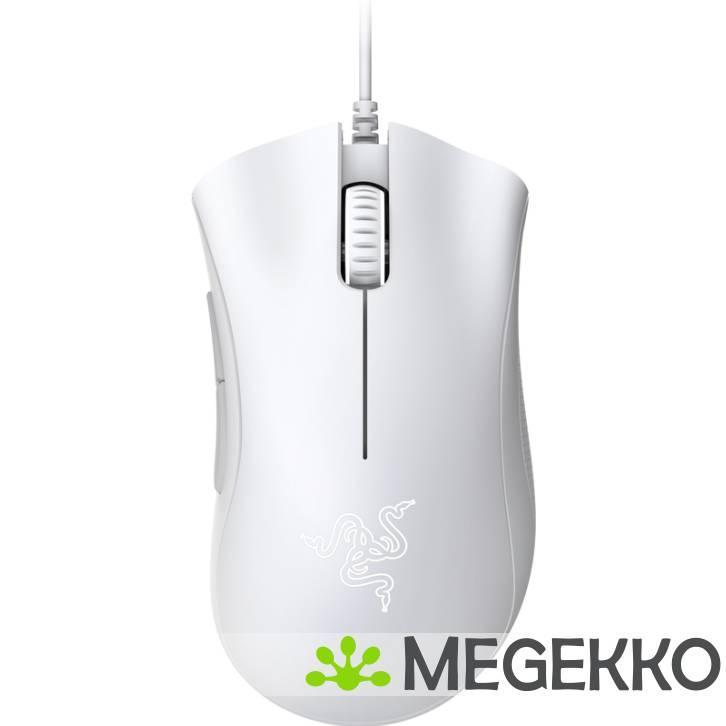 Razer DeathAdder Essential Wit Gaming muis, Computers en Software, Muizen, Nieuw, Verzenden