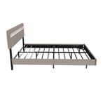 Zwevend bed Lissabon - 140x200cm - Kunstleer - Incl. LED - B, Verzenden, Nieuw