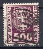 Danzig 1923 - Betere portomarke met bevinding - Michel P 19Y, Postzegels en Munten, Postzegels | Europa | Duitsland, Gestempeld