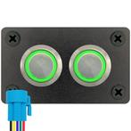 ProRide Metalen Pulsschakelaar 12-24V OFF-(ON) - Tweevoudig, Auto-onderdelen, Dashboard en Schakelaars, Verzenden, Nieuw