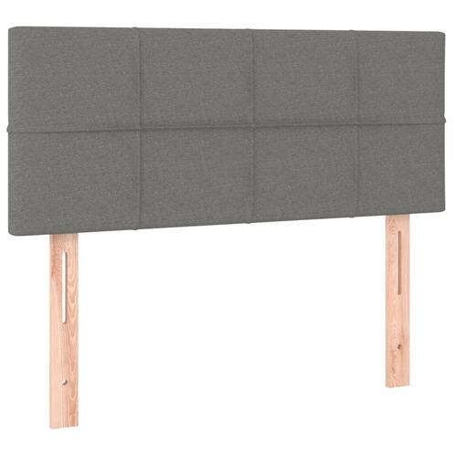 Hoofdbord 100cm Donkergrijs - Retourdeal - 57% Korting!, Huis en Inrichting, Slaapkamer | Bedden, 100 cm, Verstelbaar, Grijs, Nieuw