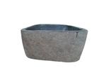 Natuurstenen Waskom Riviersteen 31 x 29 x 15 cm, Doe-het-zelf en Verbouw, Sanitair, Verzenden, Nieuw