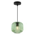 Groene hanglamp Charlois, glas, retro, Nieuw, Glas, Ophalen of Verzenden, Retro