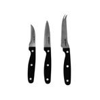 Alpina Luxe messenset - RVS - zwart - 3-delig - vaatwasse..., Ophalen of Verzenden, Nieuw