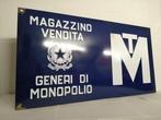 Emaille bord - Generi di Monopolio - Republiek Italië -