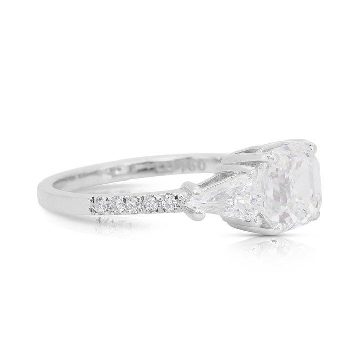 Ring - 18 karaat Witgoud - 2.70ct. tw. Diamant (Natuurlijk), Sieraden, Tassen en Uiterlijk, Ringen