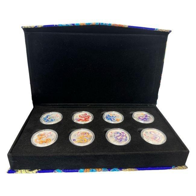 Australië. 2024 4 oz Australian Coloured Lunar Year of the, Postzegels en Munten, Edelmetalen en Baren