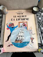 Tintin - 1 Offset Poster = Le Secret de la Licorne - CV 10 -, Boeken, Nieuw