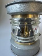 Toplicht - ijzer, koper, messing en glas, Antiek en Kunst