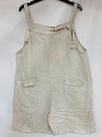 Linnen korte jumpsuit in BEIGE kleur - comfortabele broek, Kleding | Dames, Broeken en Pantalons, Nieuw