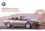 BMW 3 serie cabrio Handleiding 2000 - 2003