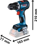 Bosch Professional GSR 18V-90 C Accu schroefboormachine 18V, Doe-het-zelf en Verbouw, Gereedschap | Boormachines, Verzenden, Zo goed als nieuw