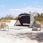 vidaXL Strandtent 2-persoons waterdicht grijs, Caravans en Kamperen, Tenten, Verzenden, Nieuw, Tot en met 2