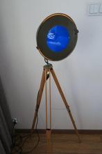 Staande lamp - Hout, Staal, Antiek en Kunst