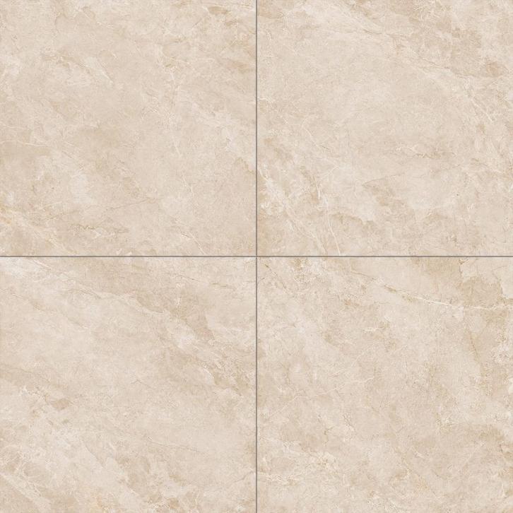Vloertegel / wandtegel mylos beige 60x60 gerectificeerd, Doe-het-zelf en Verbouw, Tegels, Vloertegels, Nieuw, 10 m² of meer, Keramiek