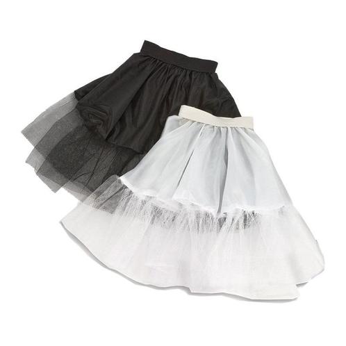 Petticoat zwart voor meisjes - Petticoats, Kinderen en Baby's, Carnavalskleding en Verkleedspullen, Ophalen of Verzenden
