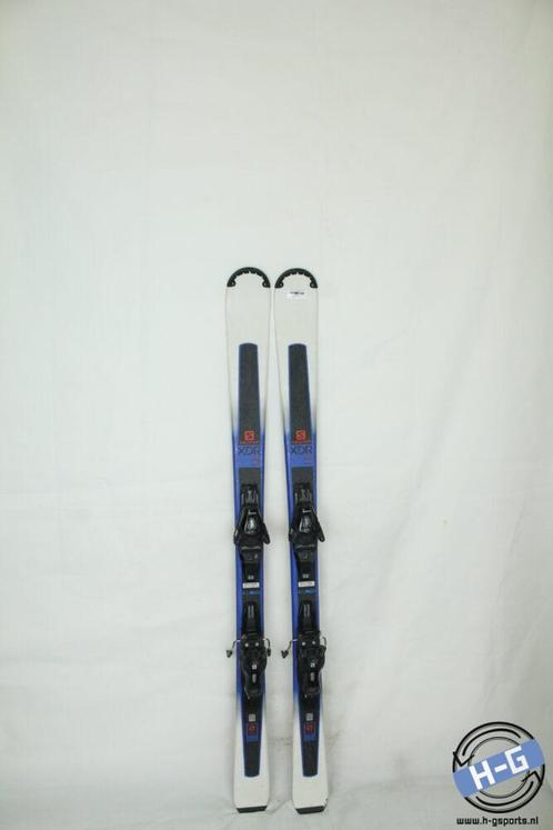 Refurbished - Ski - Salomon XDR focus blue - 140, Sport en Fitness, Skiën en Langlaufen, Skiën, 140 tot 160 cm, Gebruikt, Salomon