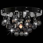 Plafondlamp met smoky kralen rond G9 zwart (Lampen), Nieuw, Verzenden