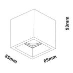 Spot Aquasplash Daniel Aluminium 745Lm 9,2W Wit Met Gouden, Ophalen of Verzenden, Nieuw