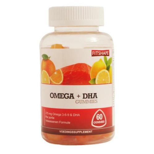 Fitshape Omega Dha Gummies 60 stuks, Diversen, Verpleegmiddelen, Nieuw, Verzenden