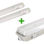 LED TL armatuur IP65 60 cm incl. 2x LED TL buis 7.6W 6000K, Huis en Inrichting, Lampen | Overige, Verzenden, Nieuw, Functioneel