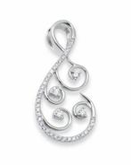 Hanger - 14 karaat Witgoud - 0.29ct. tw. Diamant