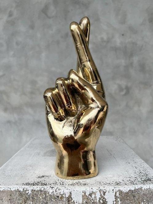sculptuur, NO RESERVE PRICE - HOPE / PROMISE Hand Signal, Antiek en Kunst, Kunst | Designobjecten