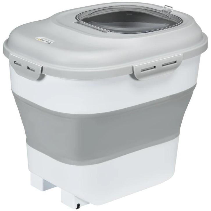 Droogvoercontainer, Opvouwbaar, Tot 25 Kg, Met Accessoires,, Dieren en Toebehoren, Katten en Kittens | Dekkaters