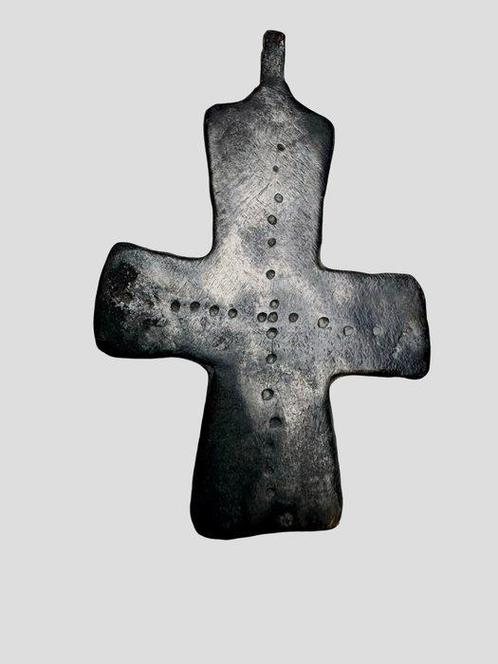 Middeleeuws Zilver Kruishanger, Sieraden, Tassen en Uiterlijk, Antieke sieraden