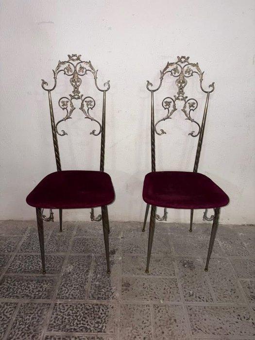 Stoel (2) - Messing, Huis en Inrichting, Overige Huis en Inrichting