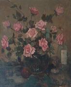 C. Coquerdier (XX) - Stilleven van bloemen, Antiek en Kunst