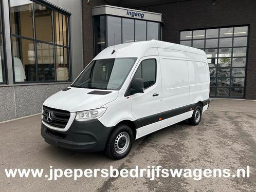 Zakelijke Lease |  Mercedes-Benz Sprinter 317 CDI L2 H2 MBUX, Auto's, Bestelauto's, Onderhoudsboekje, Lease, Zwart, Automaat, Wit