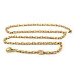 Halsketting - 18 karaat Geel goud - Solide Ketting -, Sieraden, Tassen en Uiterlijk, Kettingen, Nieuw