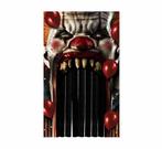 Halloween Deurgordijn Horror Clown 2,4m, Hobby en Vrije tijd, Feestartikelen, Verzenden, Nieuw