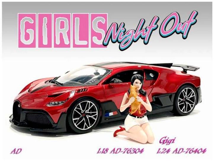 GSDCCad 00076404 1/24 Girls Night Out *Gigi* figure (1:24), Hobby en Vrije tijd, Modelbouw | Figuren en Diorama's, Nieuw, Ophalen of Verzenden