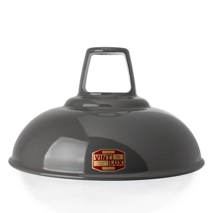 Vintlux Lampenkap 1933 Classic Grey - Ø 30 cm - E27, Huis en Inrichting, Lampen | Lampenkappen