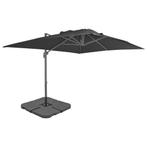 vidaXL Parasol met draagbare voet antracietkleurig, Tuin en Terras, Parasols, Verzenden, Nieuw