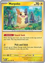 Morpeko 072/167 reverse holo Twilight Masquerade, Hobby en Vrije tijd, Verzamelkaartspellen | Pokémon, Ophalen of Verzenden, Nieuw