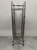 RVS Regaalwagen Platenwagen 16 x 60/40 cm 173 cm Horeca, Zakelijke goederen, Ophalen of Verzenden, Nieuw in verpakking
