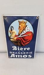 Amos - Reclamebord - Emaille