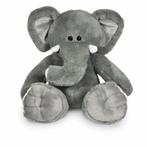 Funnies Olifant - Knuffeldier - Grijs - 45 cm, Kinderen en Baby's, Speelgoed | Knuffels en Pluche, Ophalen of Verzenden, Nieuw