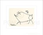 Kunstdruk Pablo Picasso - Le petit cochon 60x50cm, Verzenden, Nieuw