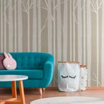 Profhome 382951-GU Fotobehang woud mat grijs beige 1,59 m x, Huis en Inrichting, Verzenden