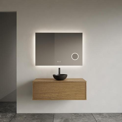 Onderkast Gliss Design Joa Castle Brown 90 CM Incl. Topplaat, Doe-het-zelf en Verbouw, Sanitair, Bad, Nieuw, Ophalen of Verzenden