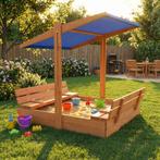 Zandbak Hout 120x120cm Dak | Premium | OP=OP, 100 tot 200 cm, Nieuw, Ophalen of Verzenden, 50 cm of meer